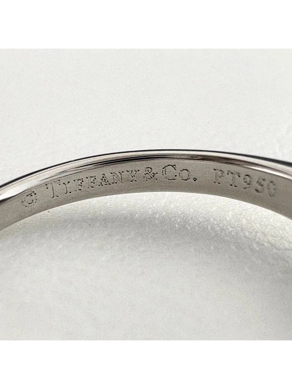 Tiffany & Co Solitaire Ring Platinum Diamond